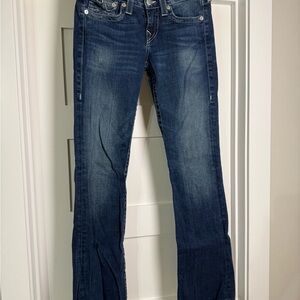 True Religion Dark Blue Boot Cut Jeans